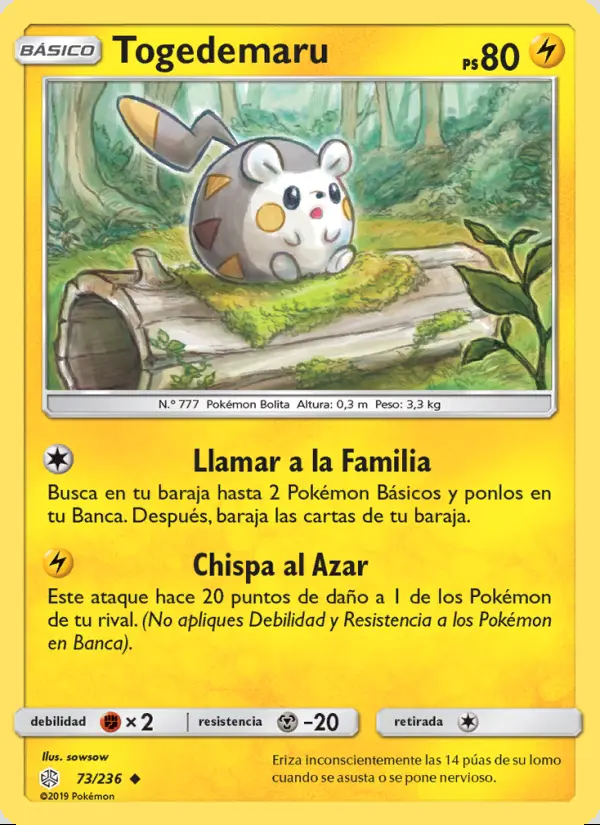 Image of the card Togedemaru