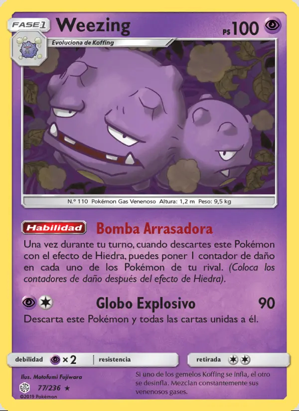 Image of the card Weezing