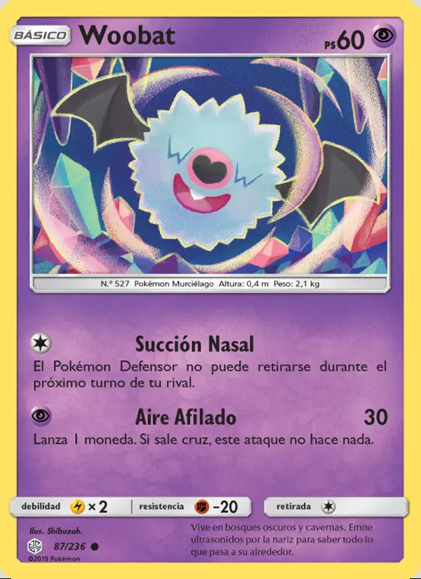 Image of the card Woobat