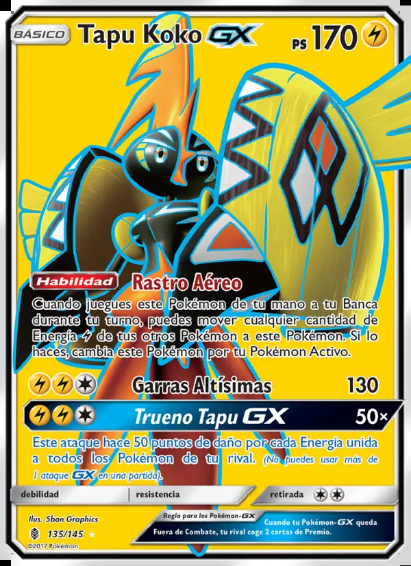 Image of the card Tapu Koko GX