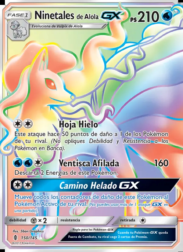 Image of the card Ninetales de Alola GX