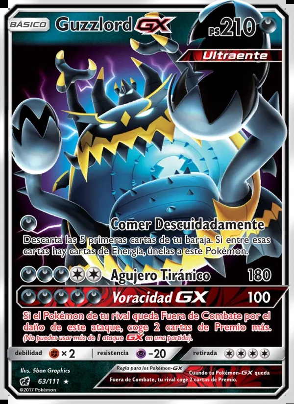 Image of the card Guzzlord GX
