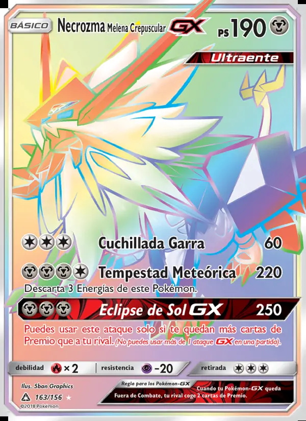 Image of the card Necrozma Melena Crepuscular GX