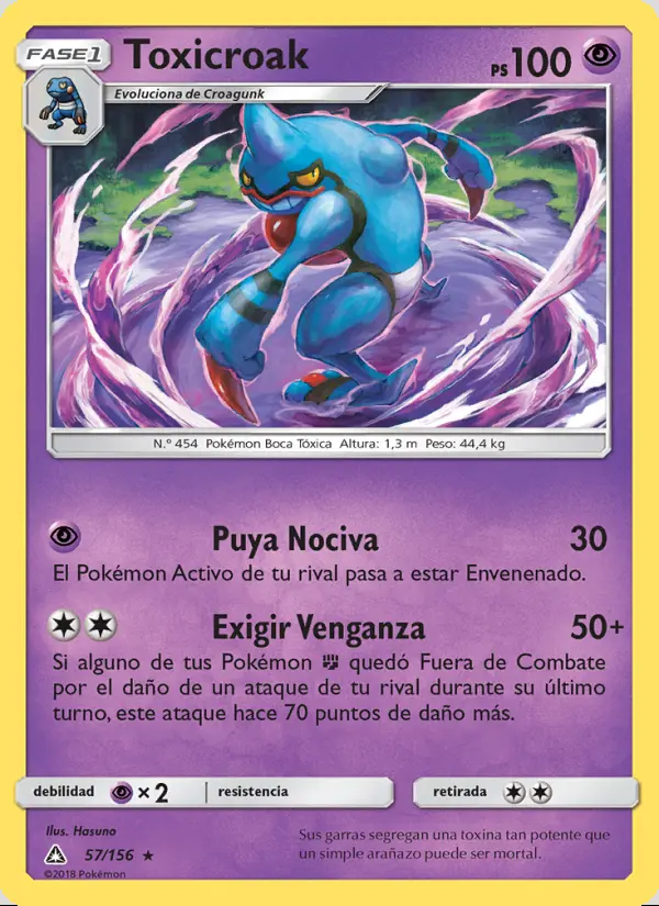 Image of the card Toxicroak