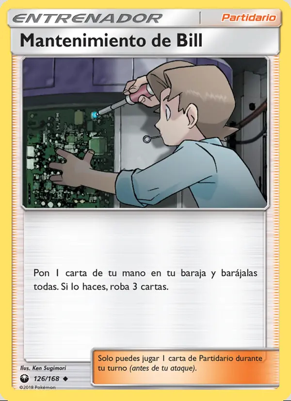 Image of the card Mantenimiento de Bill