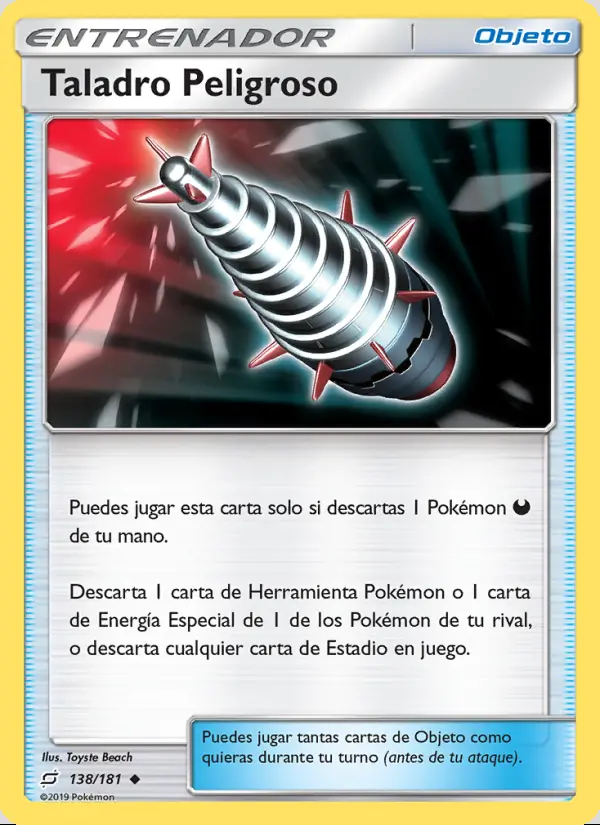 Image of the card Taladro Peligroso