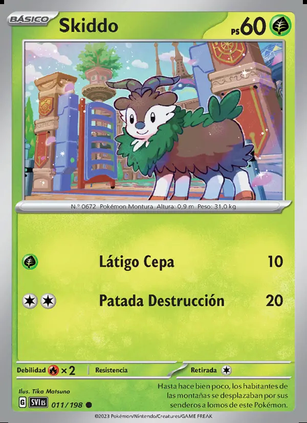 Image of the card Skiddo