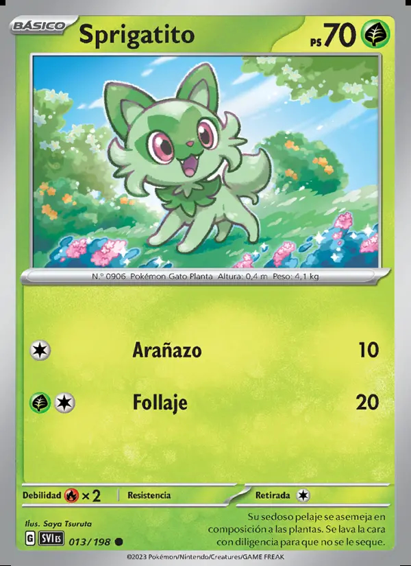 Image of the card Sprigatito