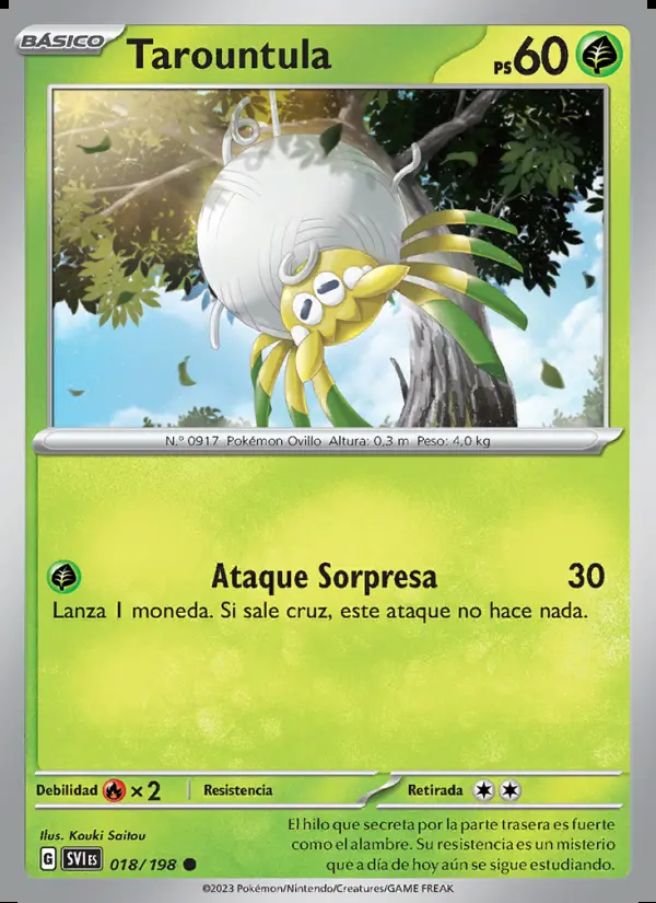 Image of the card Tarountula