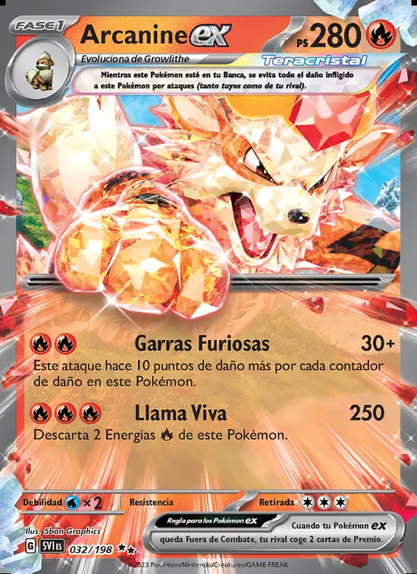 Image of the card Arcanine ex