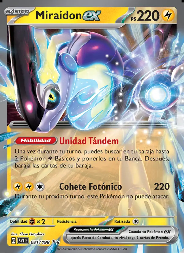 Image of the card Miraidon ex
