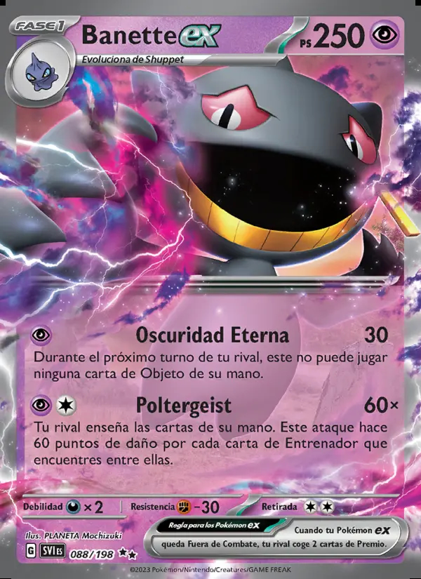 Image of the card Banette ex