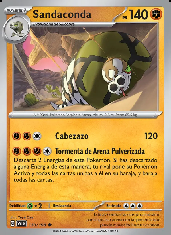 Image of the card Sandaconda