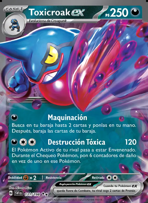 Image of the card Toxicroak ex