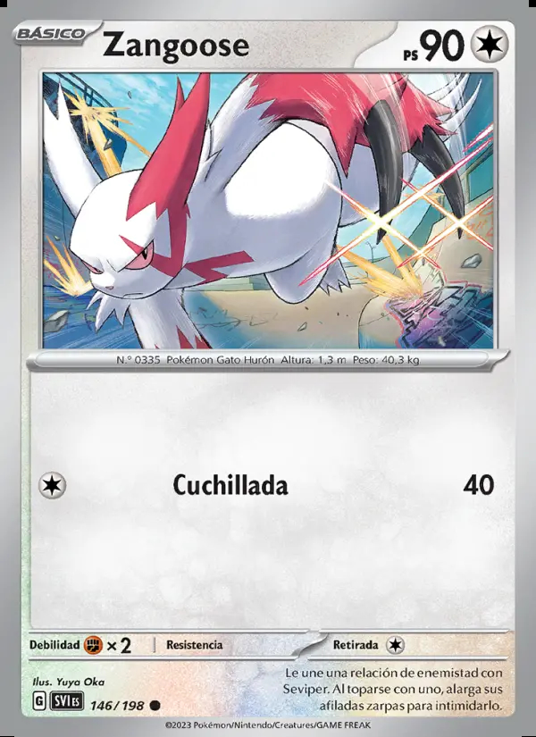 Image of the card Zangoose