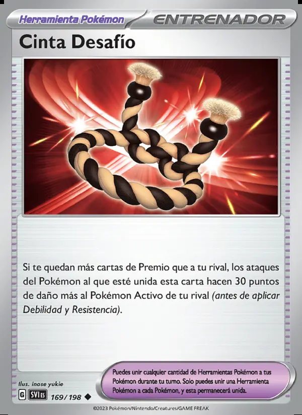 Image of the card Cinta Desafío