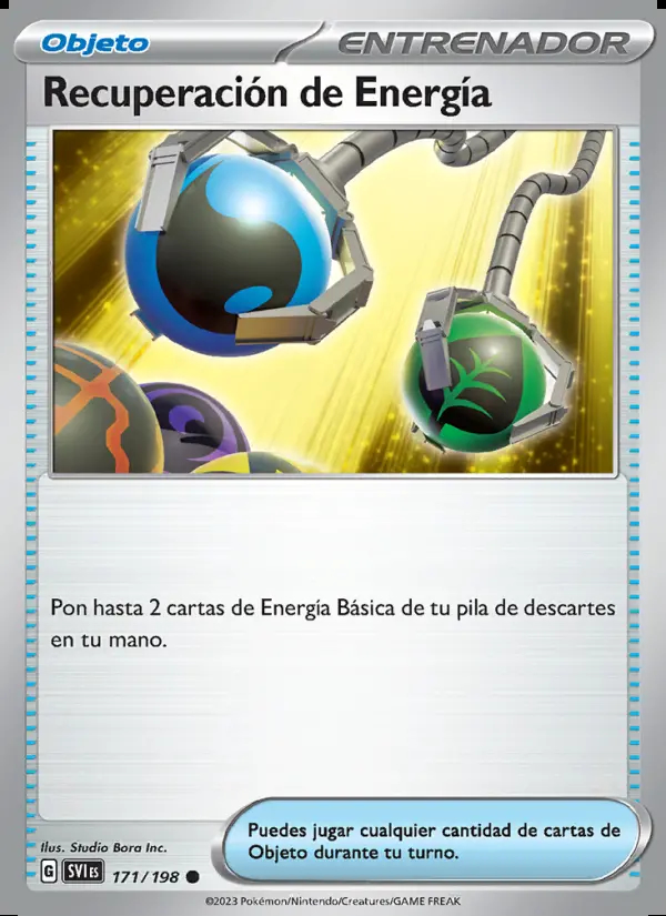 Image of the card Recuperación de Energía