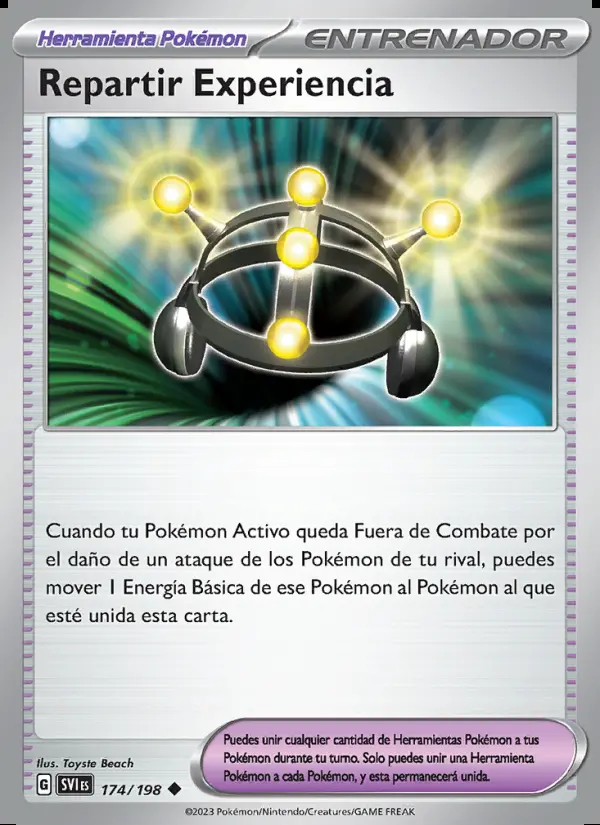 Image of the card Repartir Experiencia