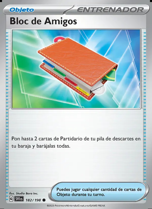Image of the card Bloc de Amigos