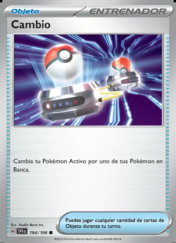 Image of the card Cambio