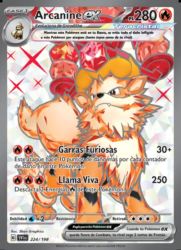 Image of the card Arcanine ex