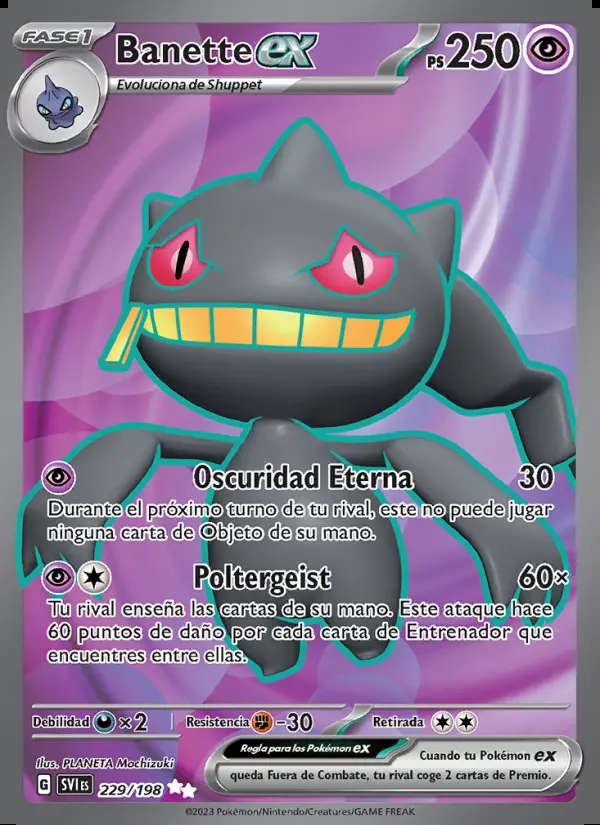 Image of the card Banette ex