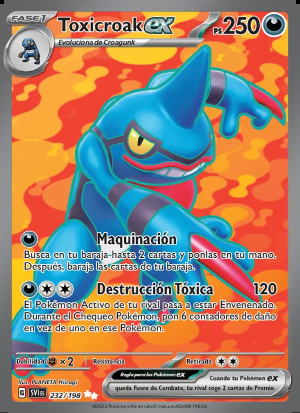 Image of the card Toxicroak ex
