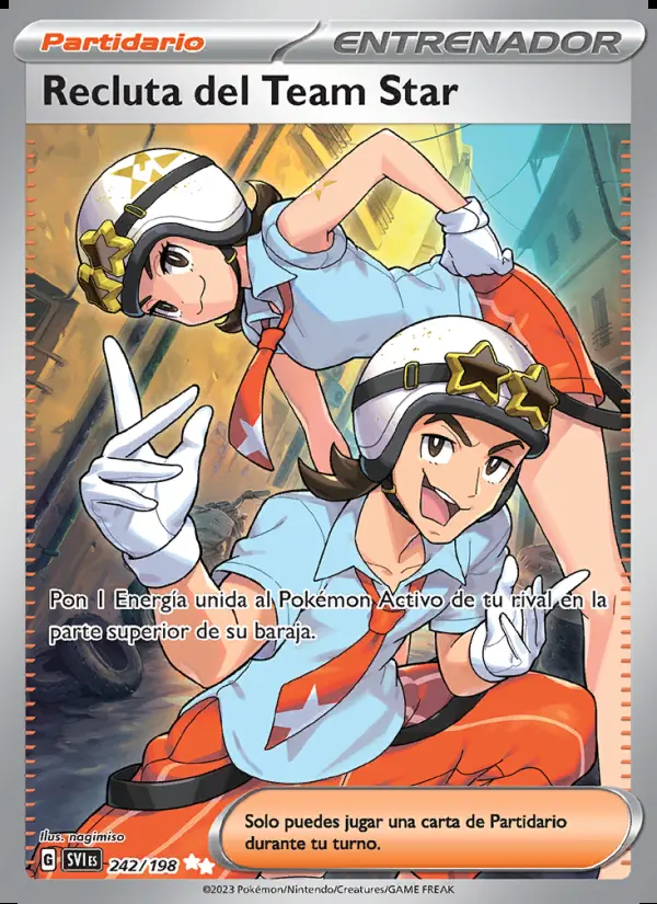 Image of the card Recluta del Team Star