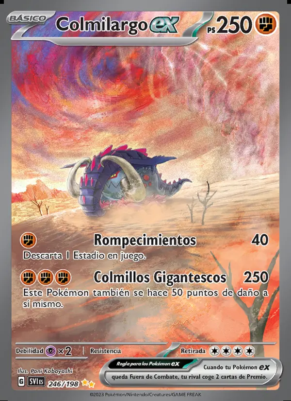 Image of the card Colmilargo ex