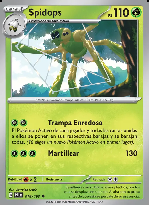 Image of the card Spidops
