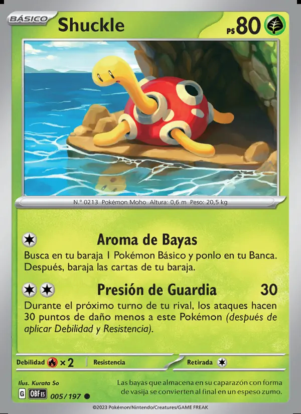 Image of the card Shuckle