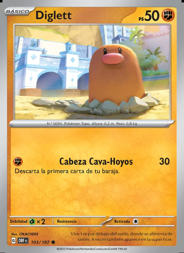 Image of the card Diglett