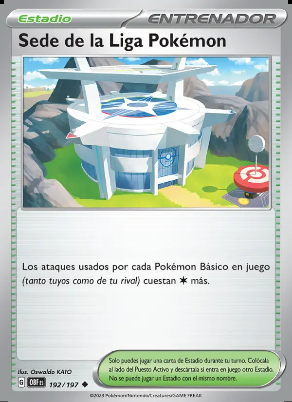Image of the card Sede de la Liga Pokémon
