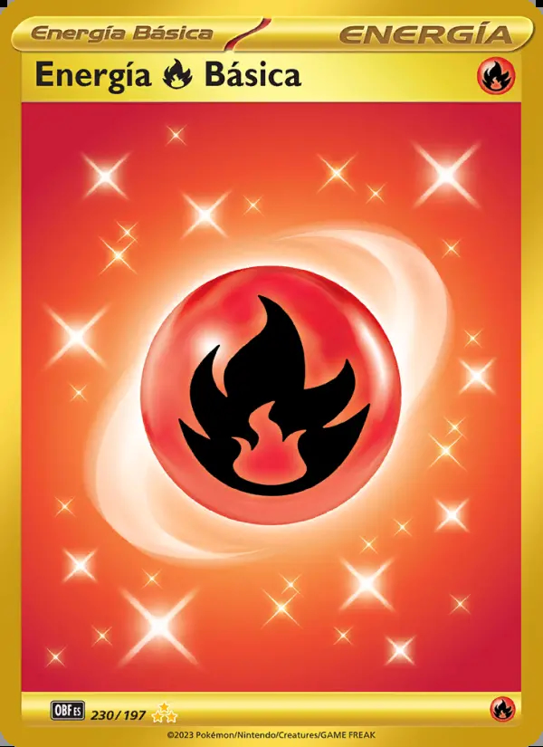 Image of the card Energía Fire Básica