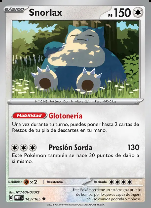 Image of the card Snorlax