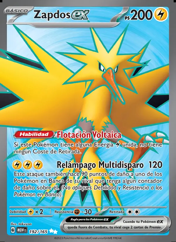 Image of the card Zapdos ex