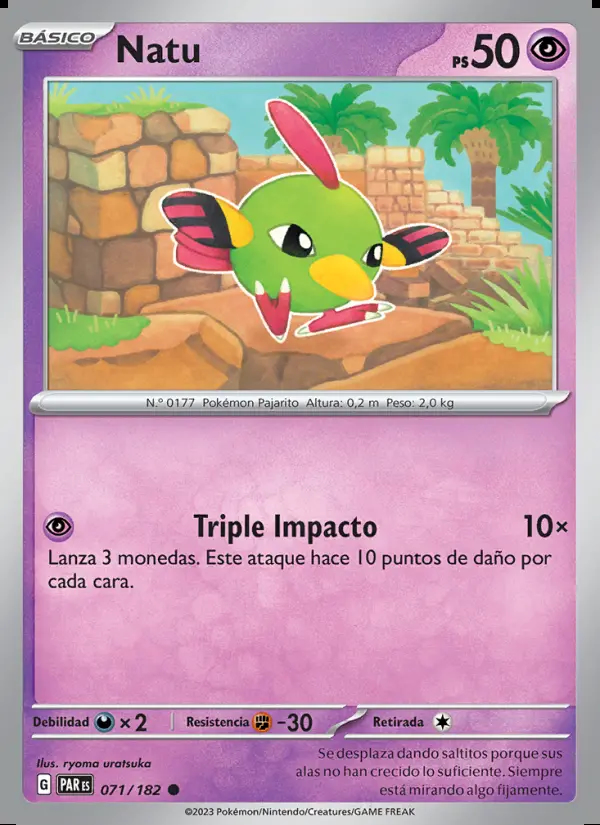 Image of the card Natu