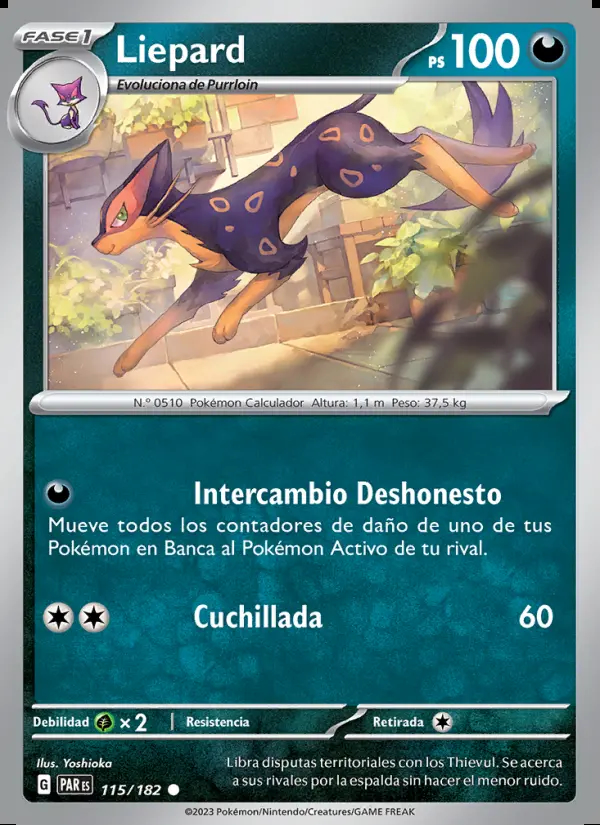 Image of the card Liepard