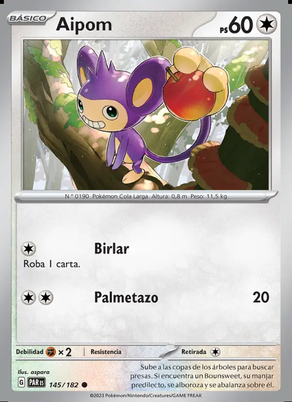 Image of the card Aipom