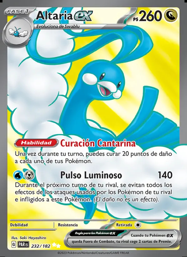 Image of the card Altaria ex