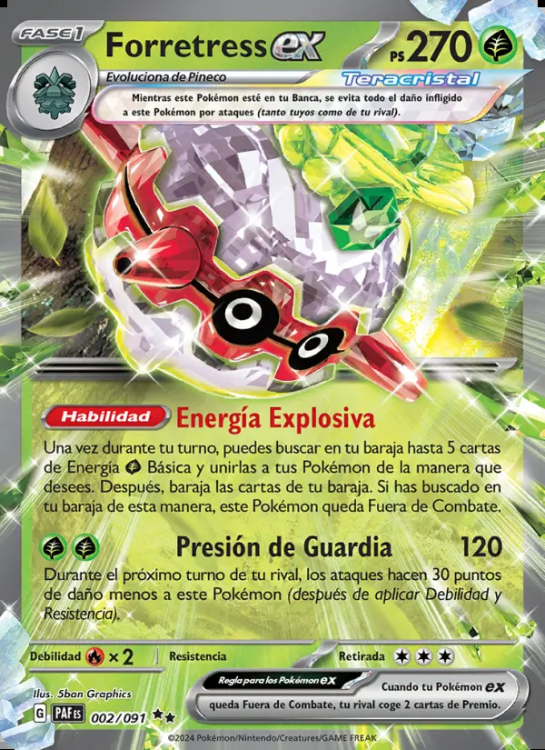 Image of the card Forretress ex