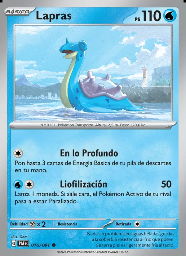 Image of the card Lapras