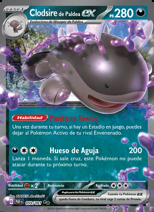 Image of the card Clodsire de Paldea ex