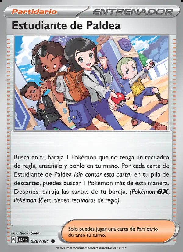 Image of the card Estudiante de Paldea