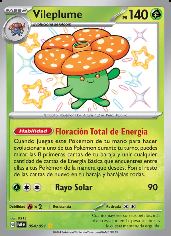 Image of the card Vileplume