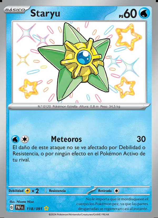 Image of the card Staryu