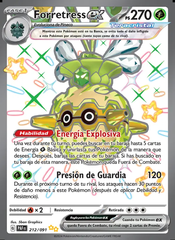 Image of the card Forretress ex