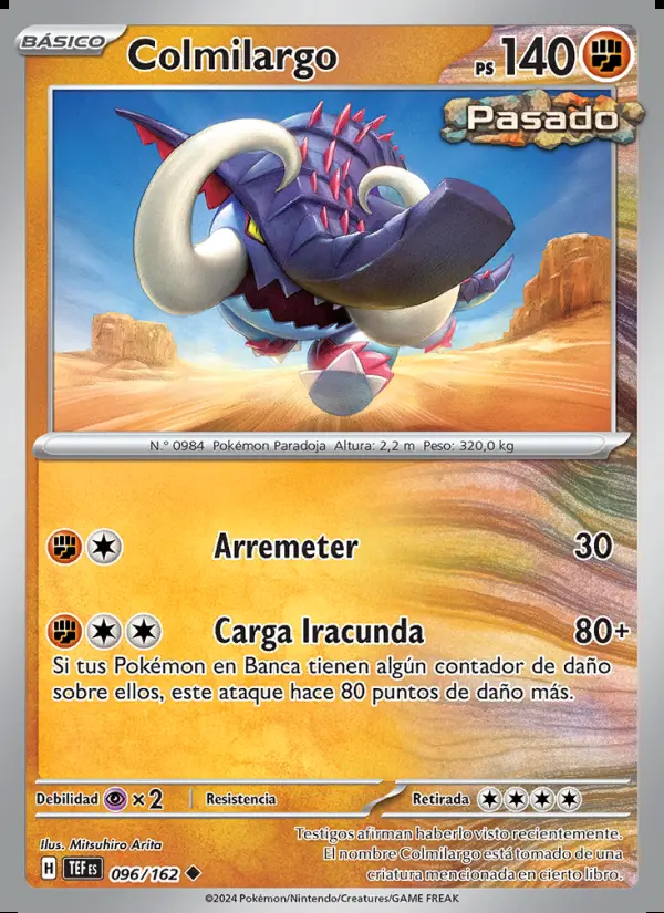 Image of the card Colmilargo