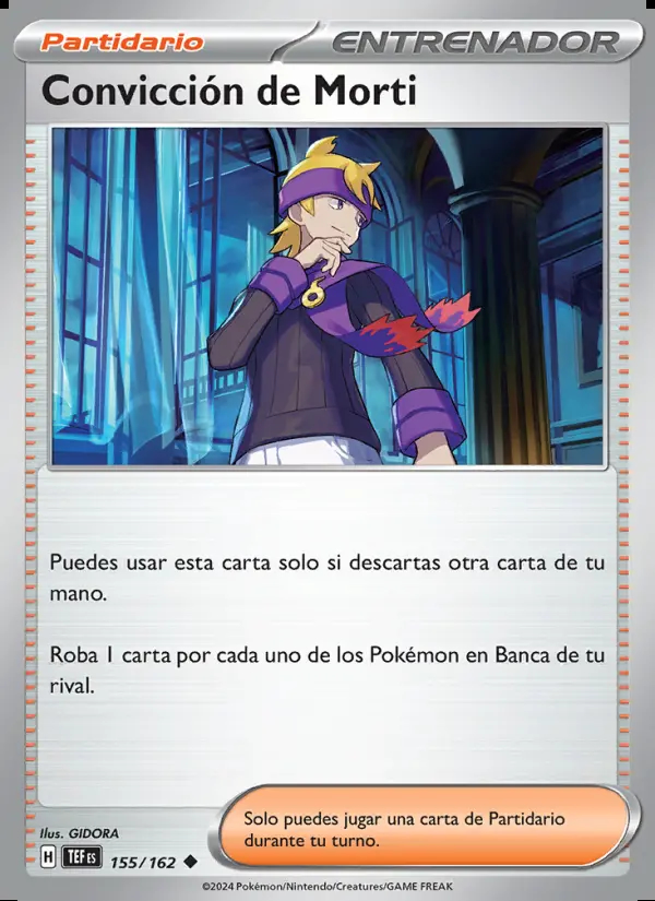 Image of the card Convicción de Morti