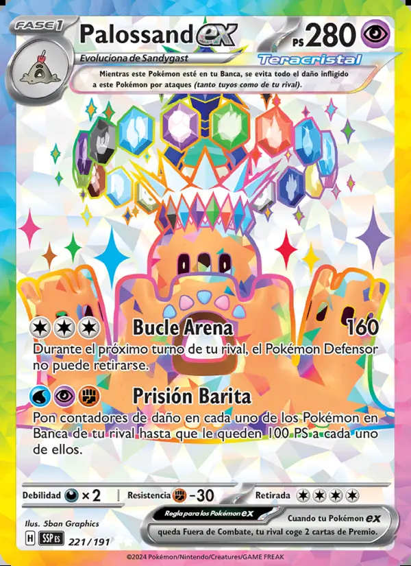 Image of the card Palossand ex